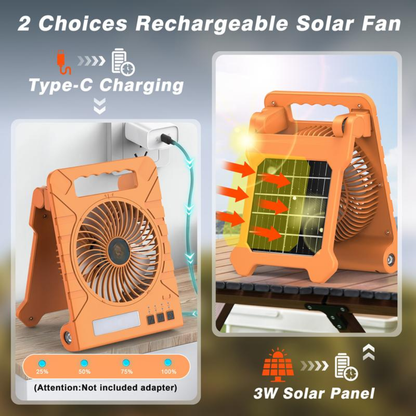 BreezeGlow Camp Fan